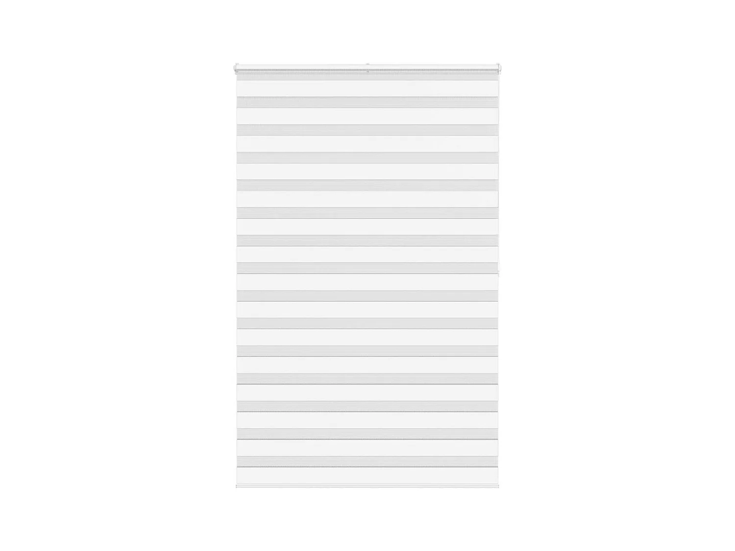 Estor cebra blanco 140x200 cm tejido ancho 135,9 cm poliéster
