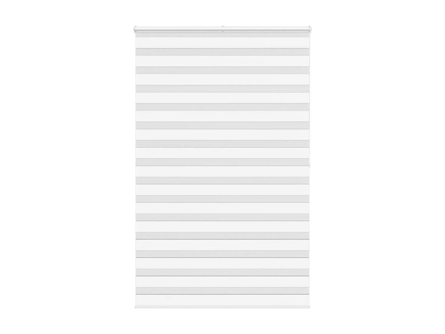 Estor cebra blanco 140x200 cm tejido ancho 135,9 cm poliéster