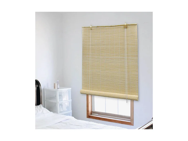 Rolgordijn 150x160 cm bamboe naturel