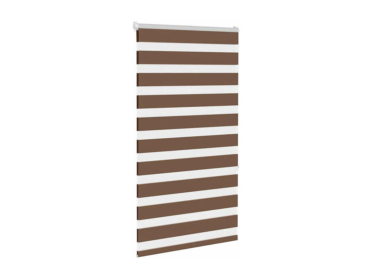 Store zèbre marron 80x150 cm largeur du tissu 75,9 cm polyester