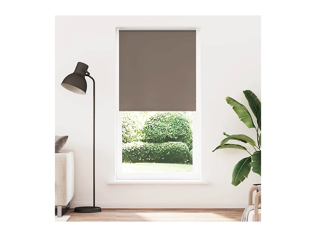 Store enrouleur occultant café 110x230cm largeur du tissu
