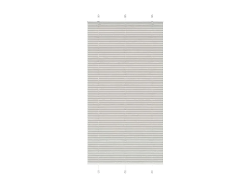 Store plissé gris clair 105x200cm largeur du tissu 104,4cm