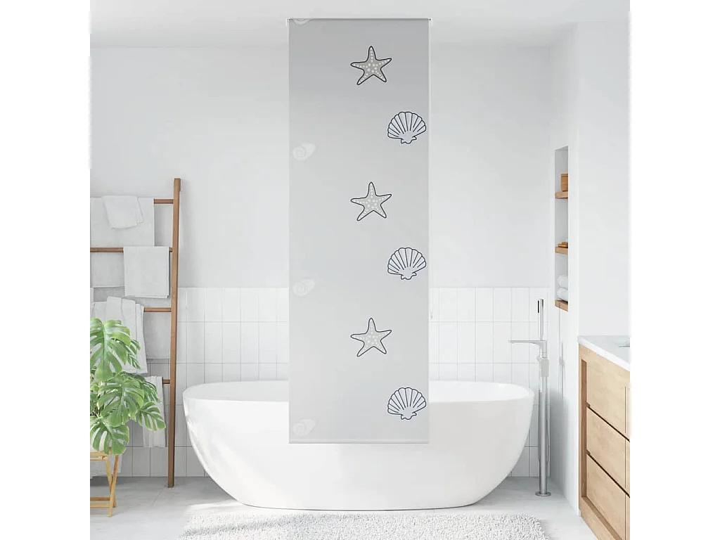 Store enrouleur de douche 70x240 cm largeur du tissu 66 cm