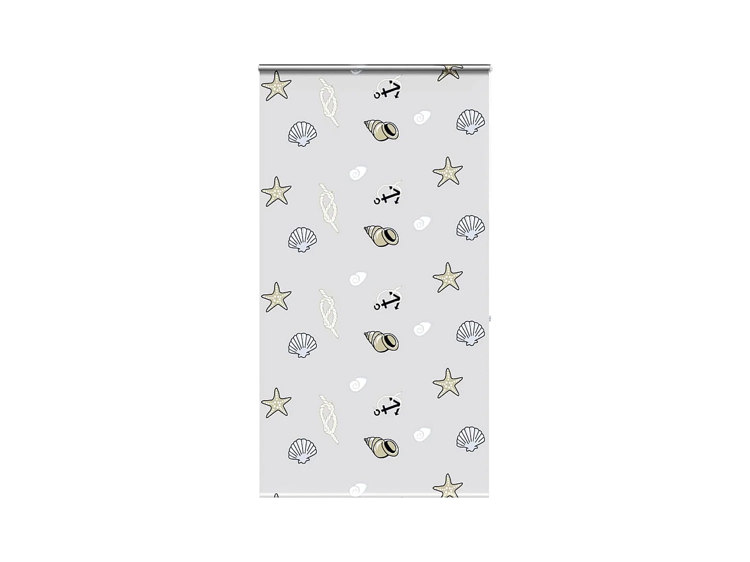 Store enrouleur de douche avec cassette largeur du tissu 126 cm