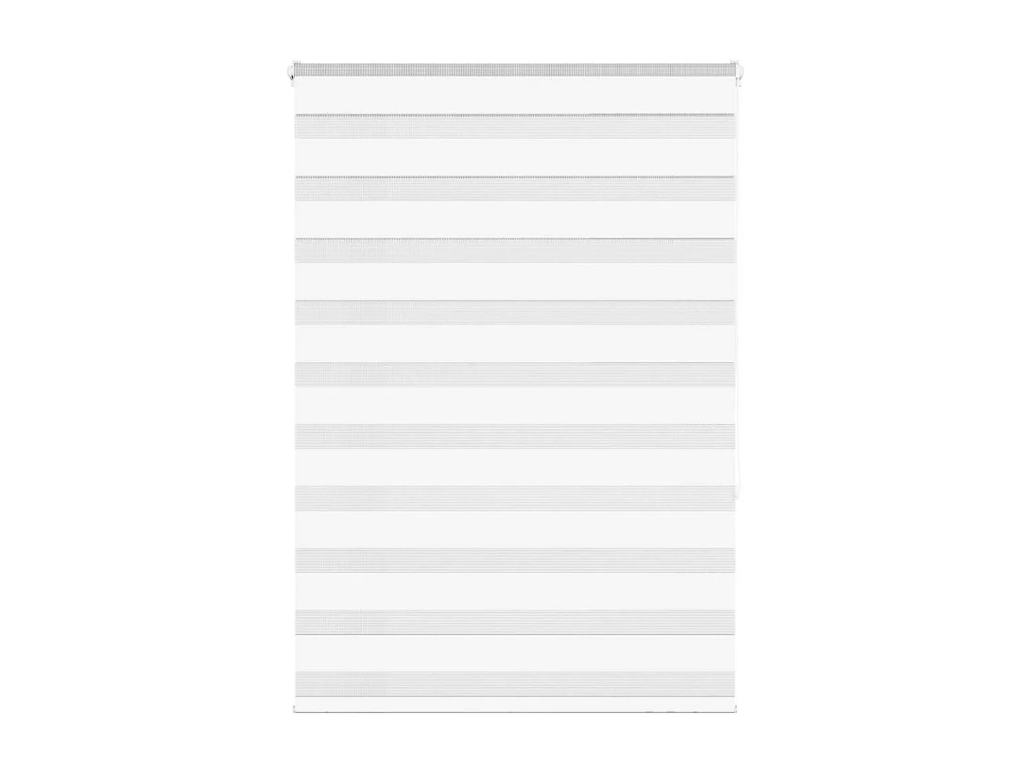 Zebra rolgordijn 110x150 cm stofbreedte 105,9cm polyester wit