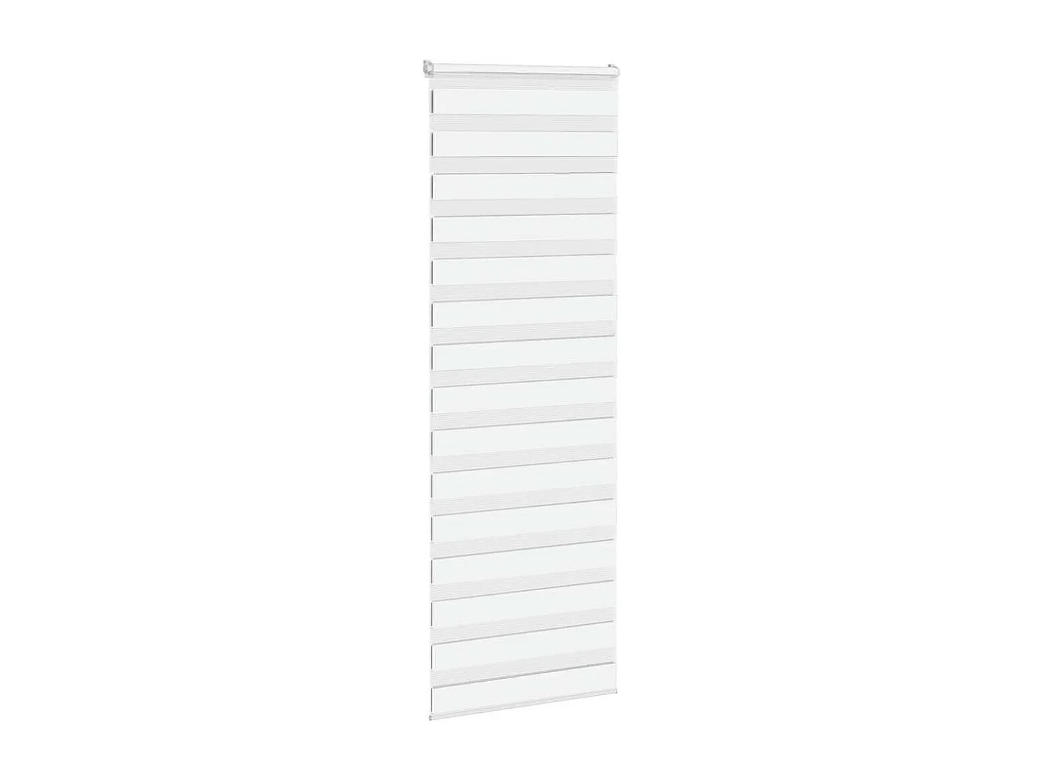 Store zèbre blanc 70x200 cm largeur du tissu 65,9 cm polyester