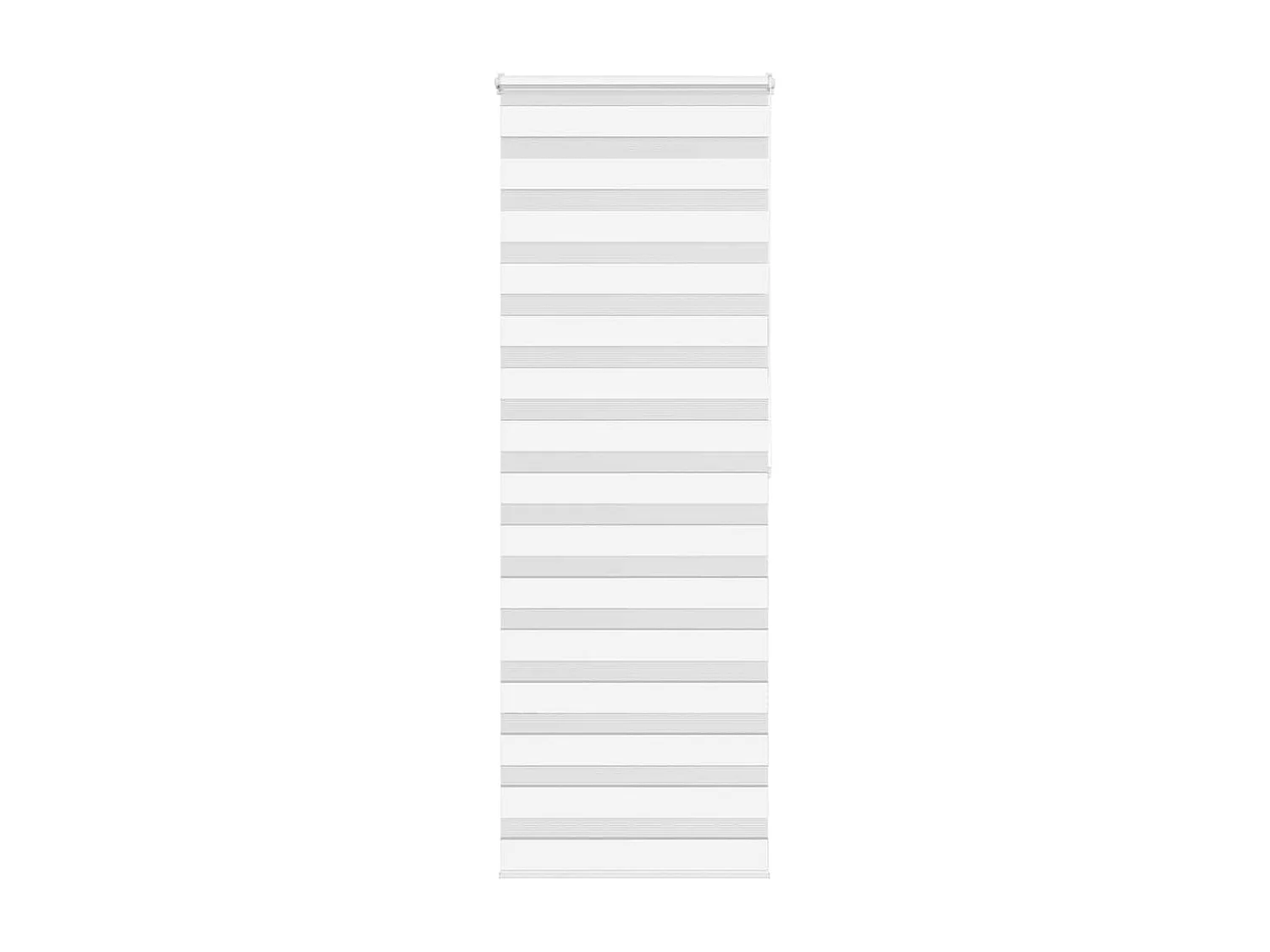 Store zèbre blanc 70x200 cm largeur du tissu 65,9 cm polyester