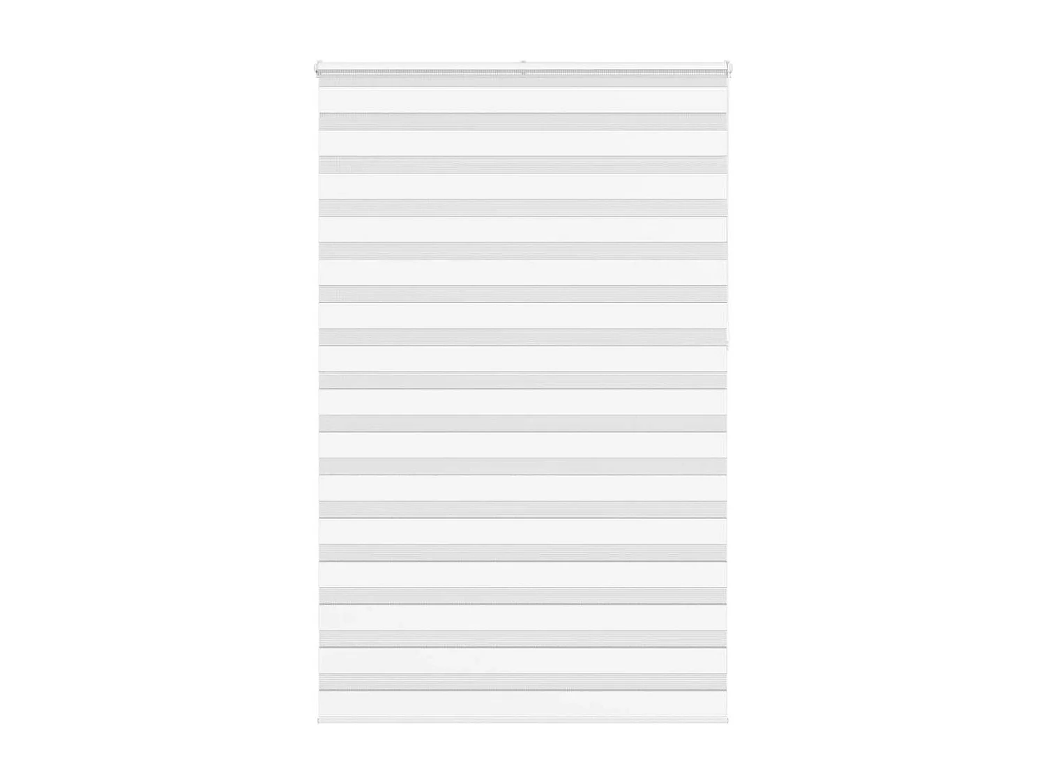 Store zèbre blanc 145x230 cm largeur du tissu 140,9cm polyester