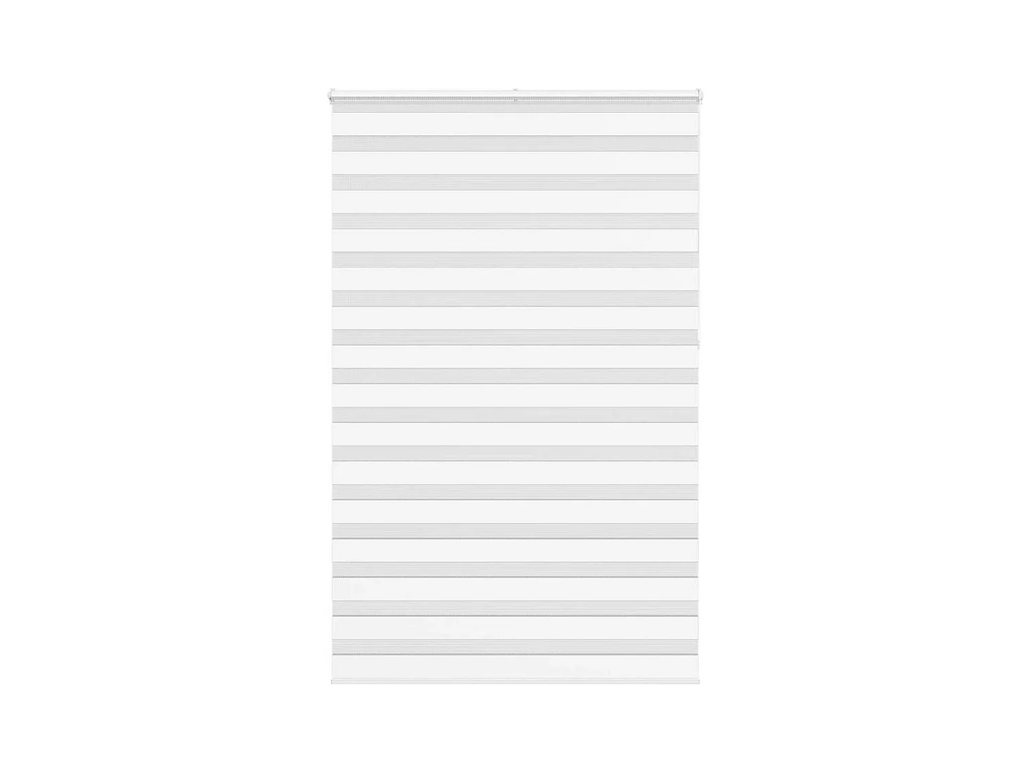 Store zèbre blanc 145x230 cm largeur du tissu 140,9cm polyester