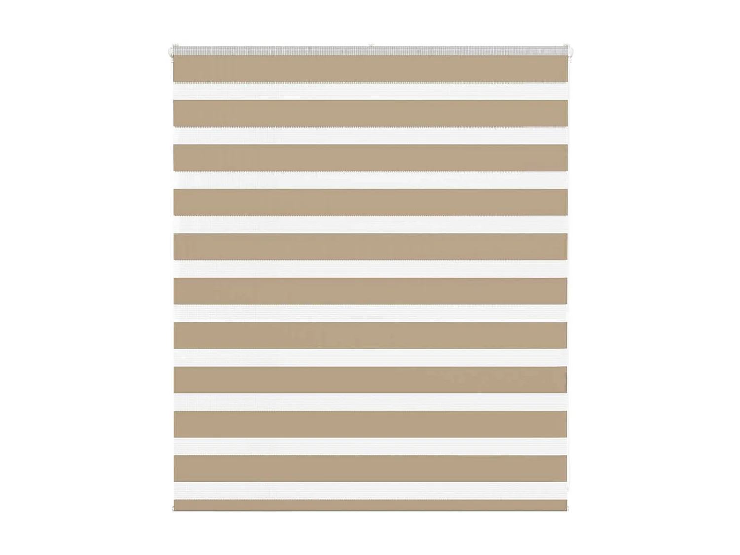 Zebra Blind 135x100 cm stofbreedte 130,9 cm polyester zandbruin