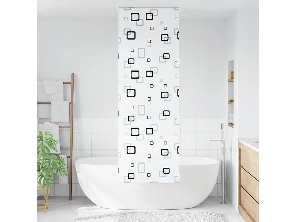 Doucherolgordijn 70x240 cm stofbreedte 66 cm