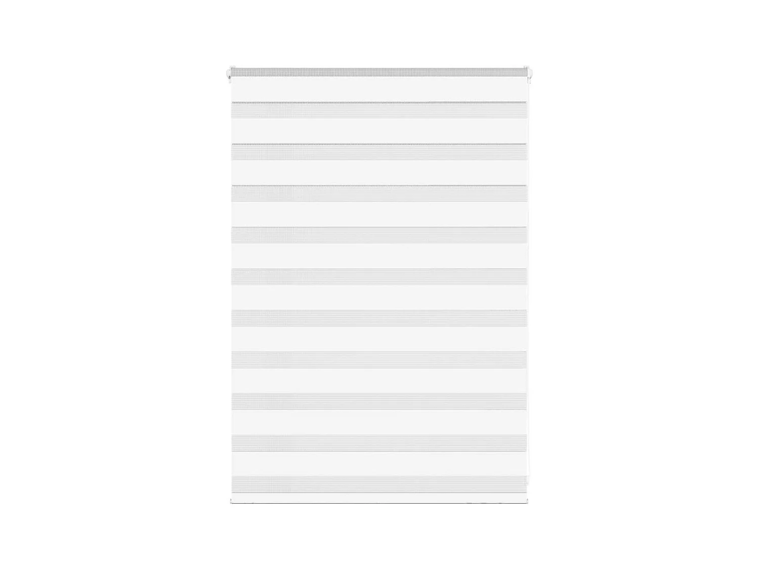 Zebra blind 110x100 cm stofbreedte 105,9 cm polyester wit