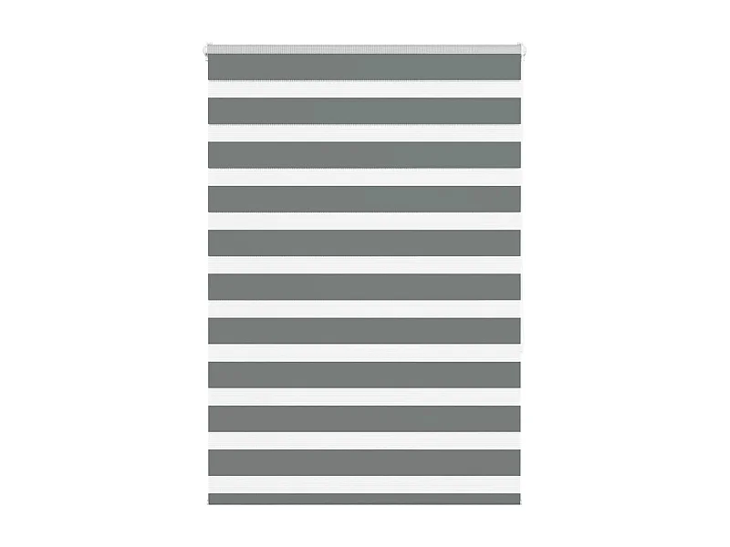 Store zèbre gris foncé largeur du tissu 95,9 cm polyester