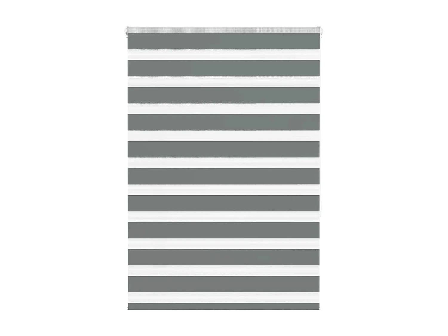 Estor cebra gris oscuro 100x150cm tejido ancho 95,9cm poliéster