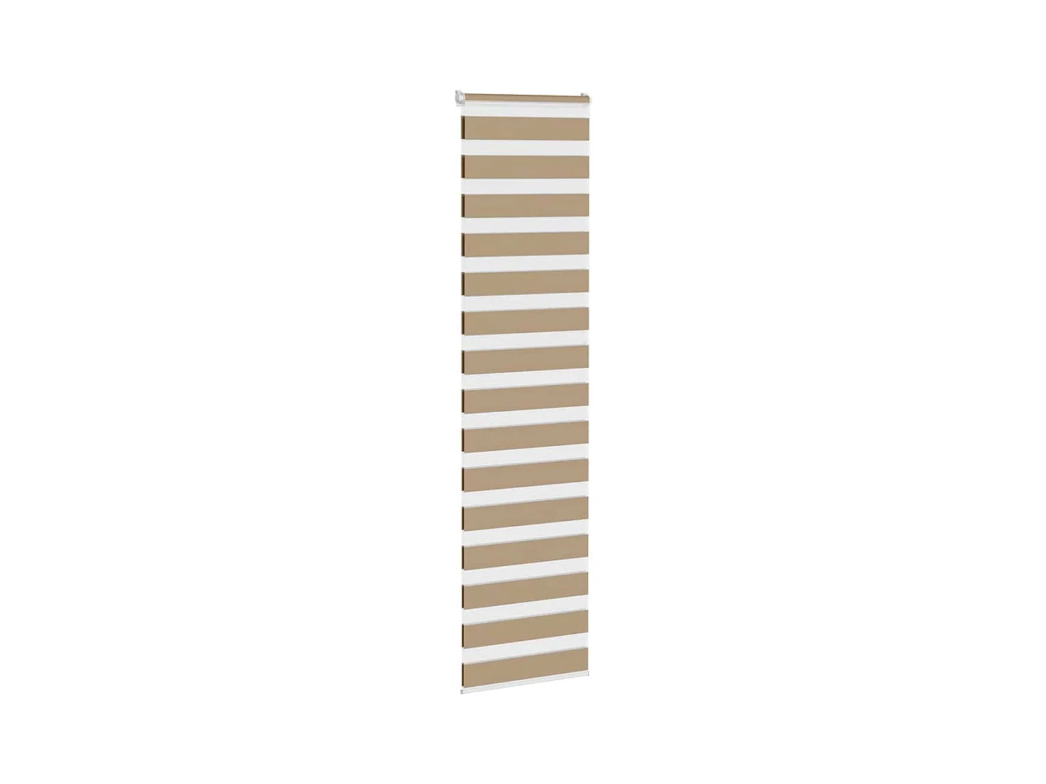 Store zèbre marron sable largeur du tissu 60,9 cm polyester