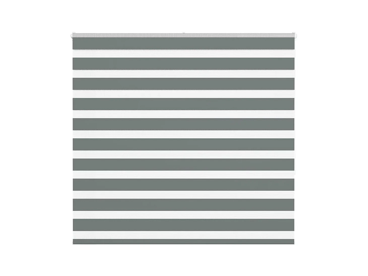 Zebra rolgordijn 155x150 cm stofbreedte 150,9 cm donkergrijs