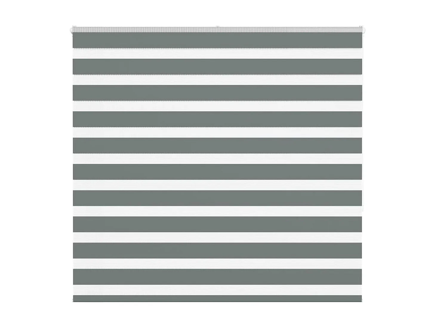 Zebra rolgordijn 155x150 cm stofbreedte 150,9 cm donkergrijs