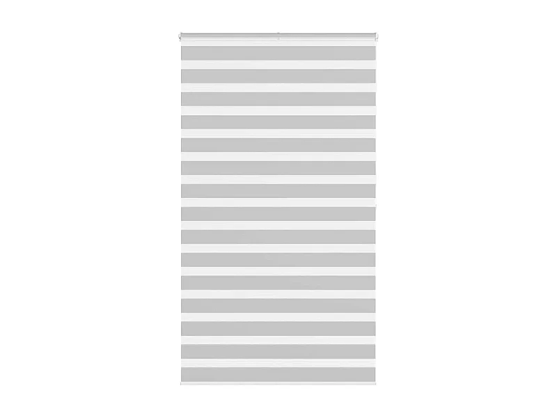 Store zèbre gris clair largeur du tissu 115,9 cm polyester