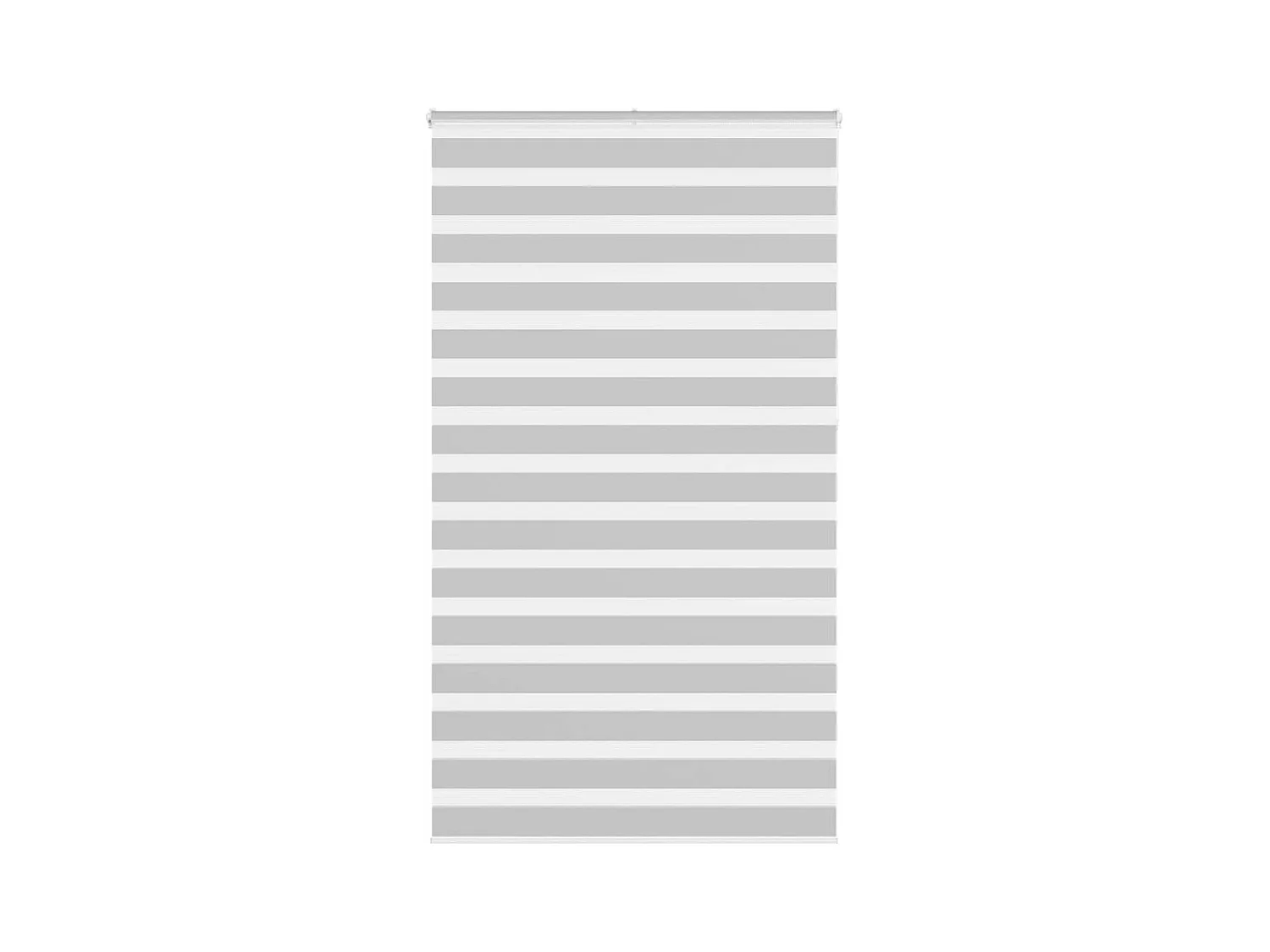 Store zèbre gris clair largeur du tissu 125,9 cm polyester