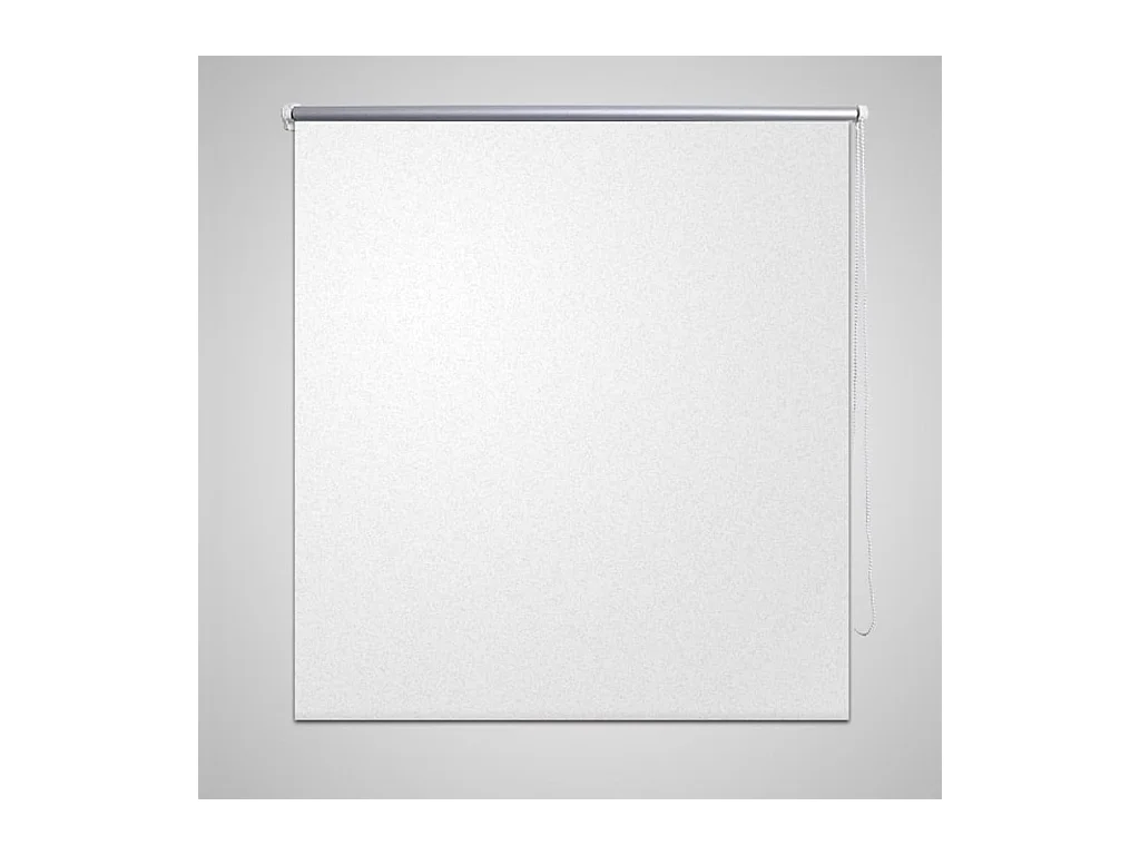 Store enrouleur occultant 120 x 230 cm blanc