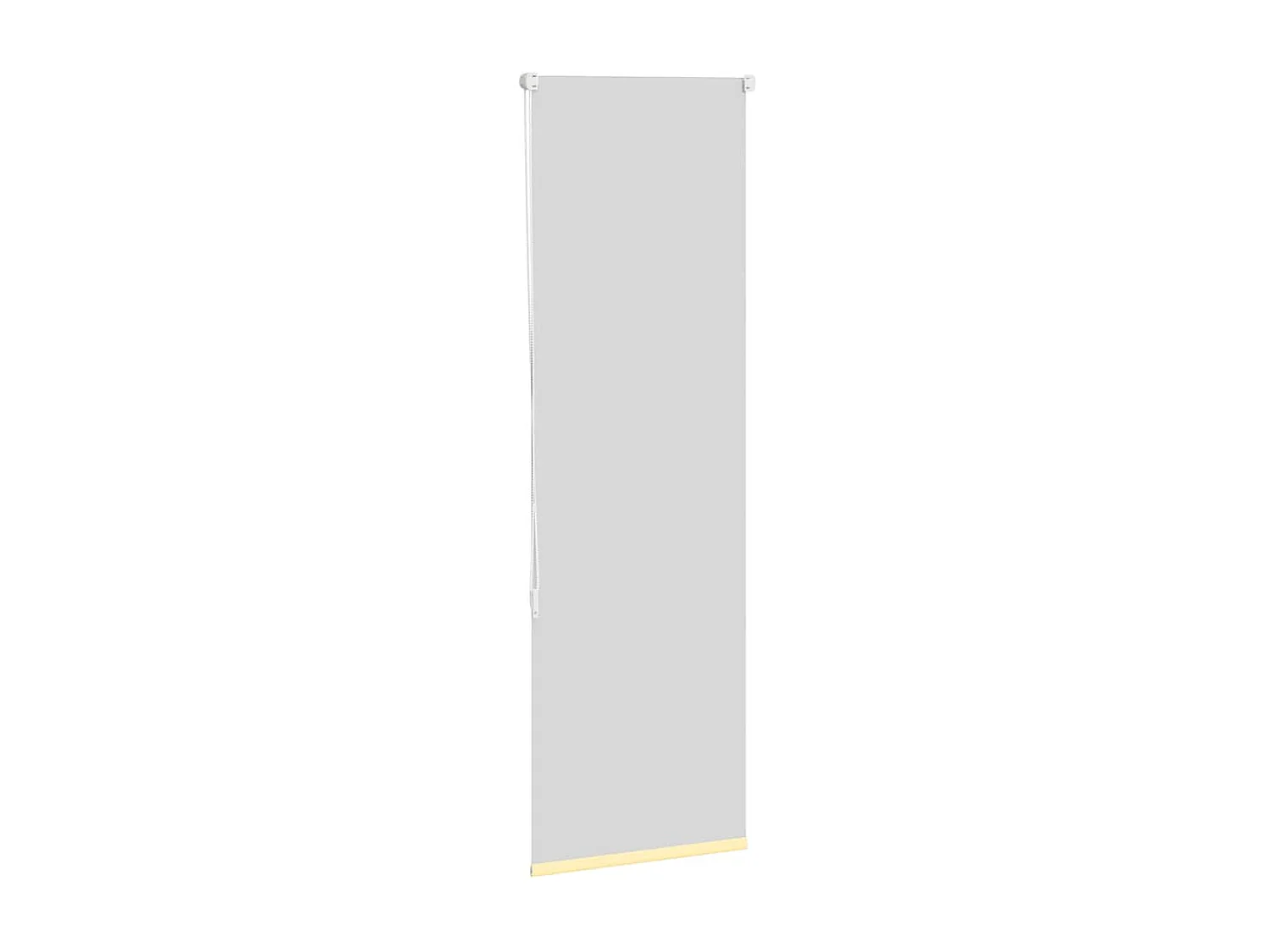 Store enrouleur occultant jaune largeur du tissu 35,7 cm