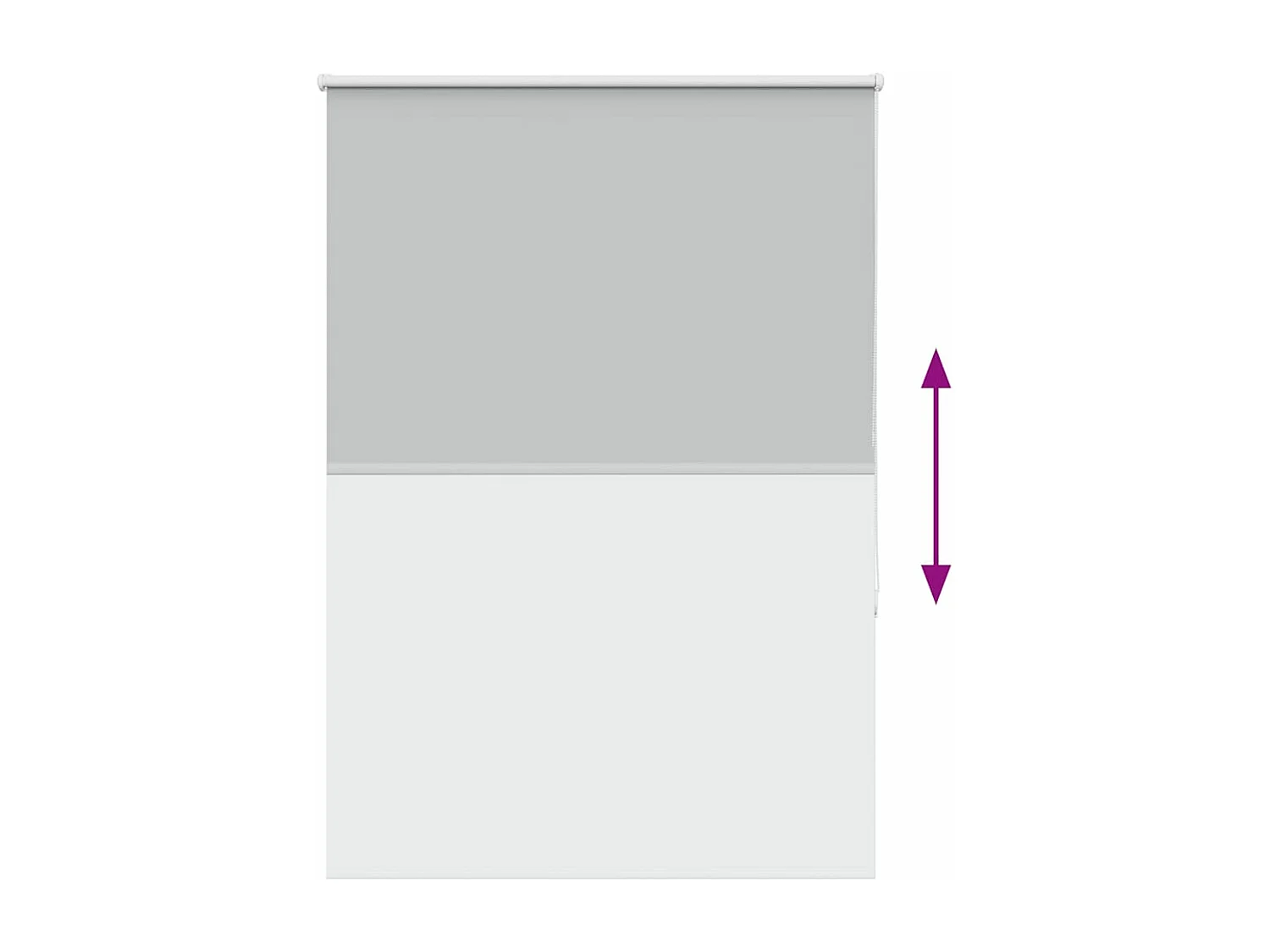 Store enrouleur occultant largeur du tissu 85,7 cm polyester