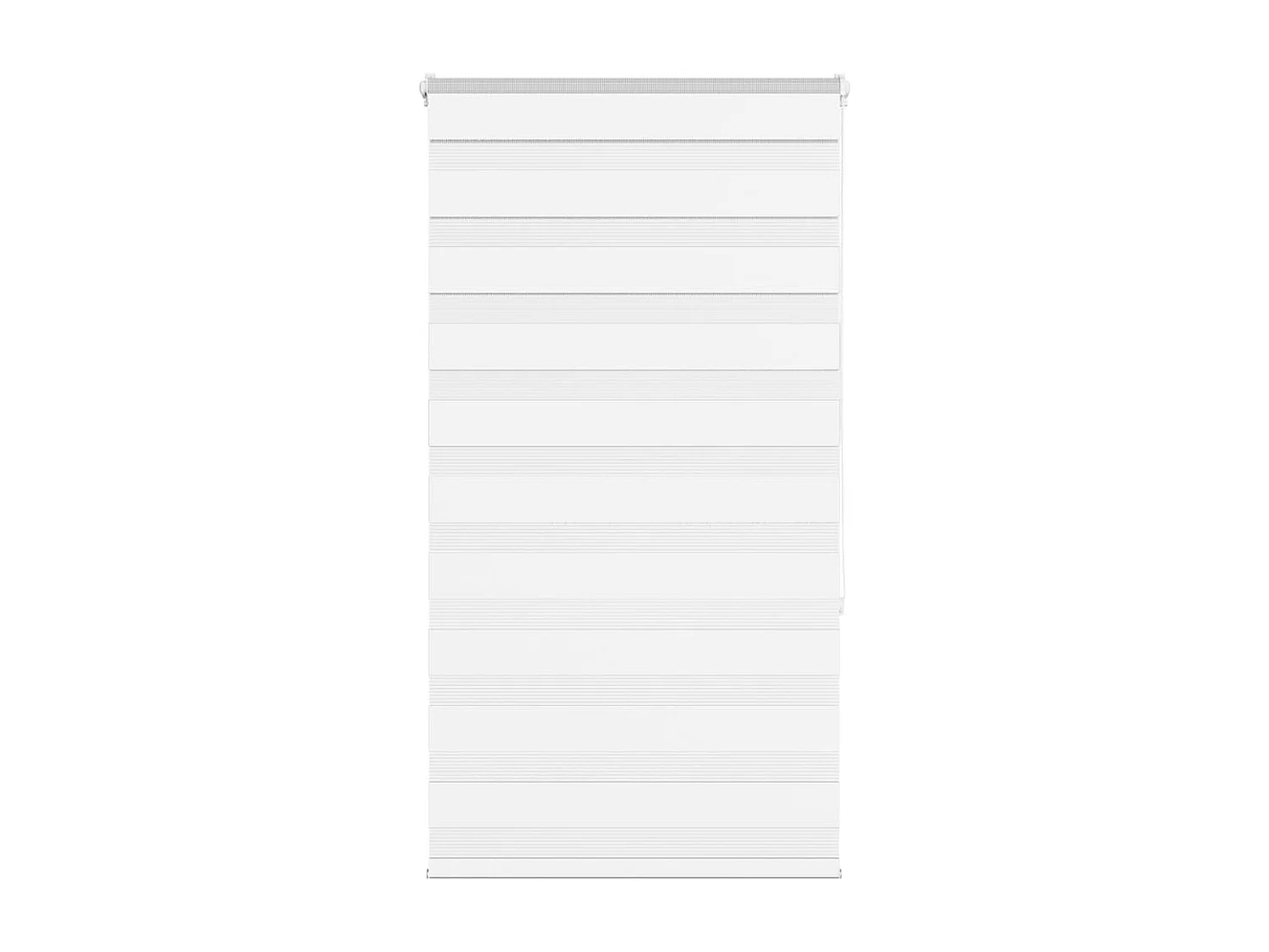 Store zèbre blanc 70x150 cm largeur du tissu 65,9 cm polyester