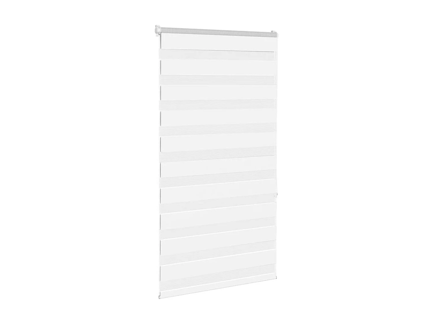 Store zèbre blanc 70x150 cm largeur du tissu 65,9 cm polyester