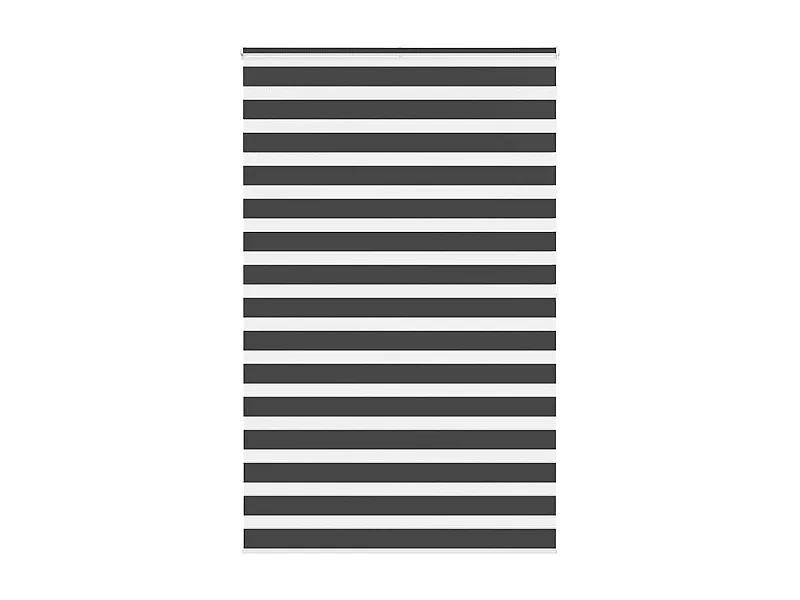 Store zèbre noir 140x200 cm largeur du tissu 135,9 cm polyester