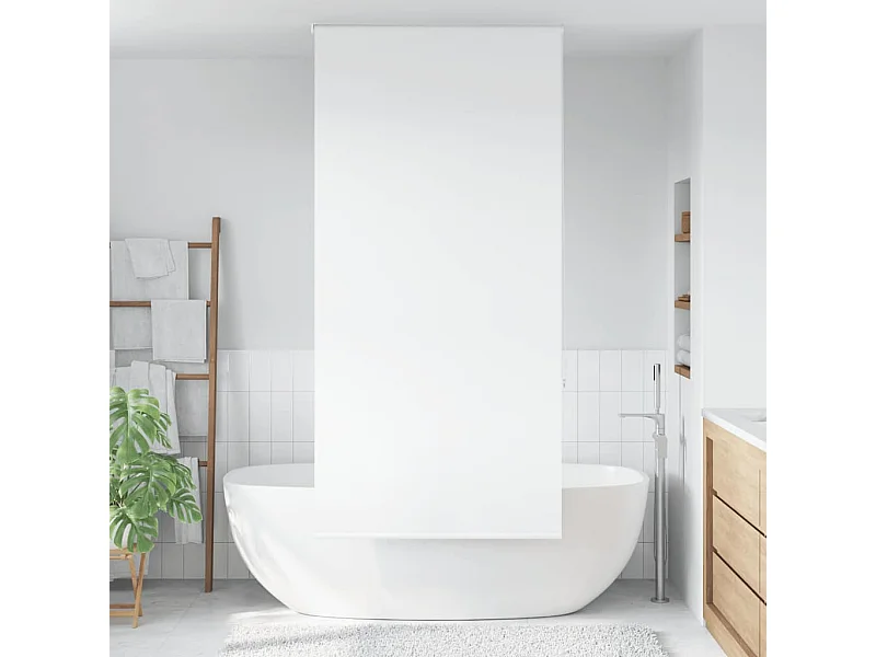 Estor enrollable para ducha tela 100x240 cm ancho 96 cm