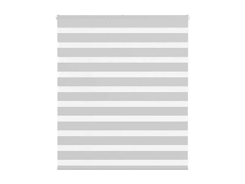 Store zèbre gris clair largeur du tissu 120,9 cm polyester