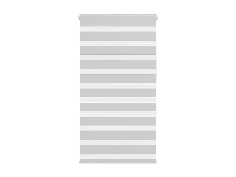 Store zèbre gris clair largeur du tissu 85,9 cm polyester