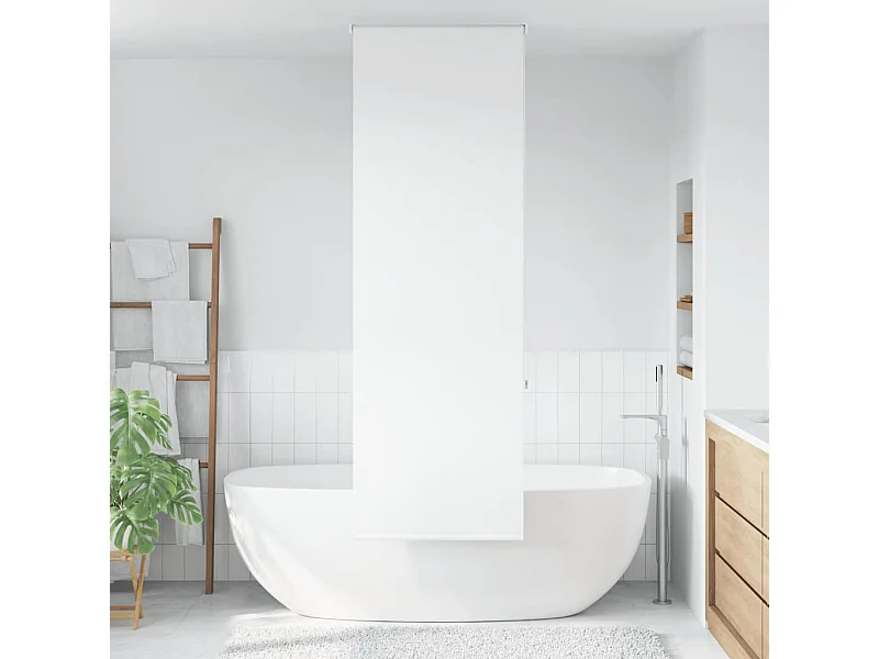 Estor enrollable para ducha tela 70x240 cm ancho 66 cm