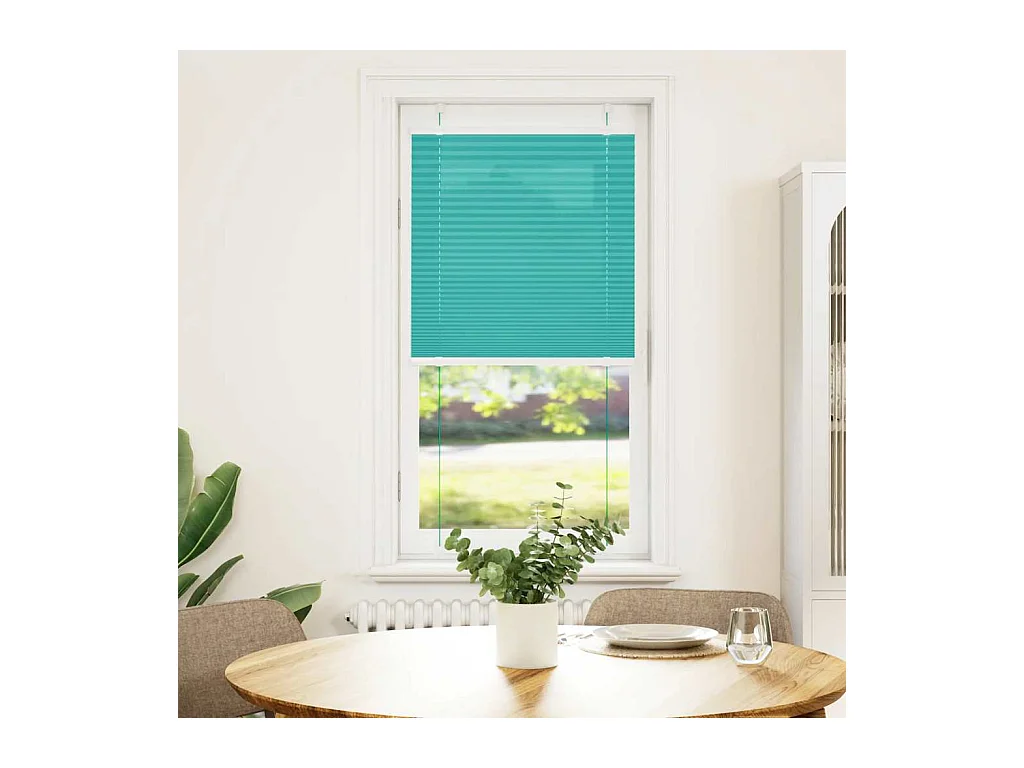 Plissé rolgordijn 60x100 cm stofbreedte 59,4 cm polyester