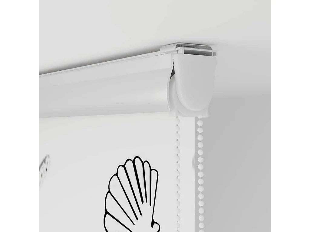 Rolo de Duche Estores com 130x240 cm Largura Tecido 126 cm