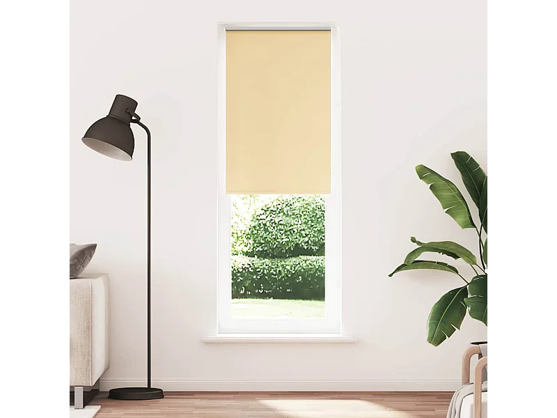 Estor Enrollable Opaco Beige 65x210 cm Tela Ancho 60,7 cm