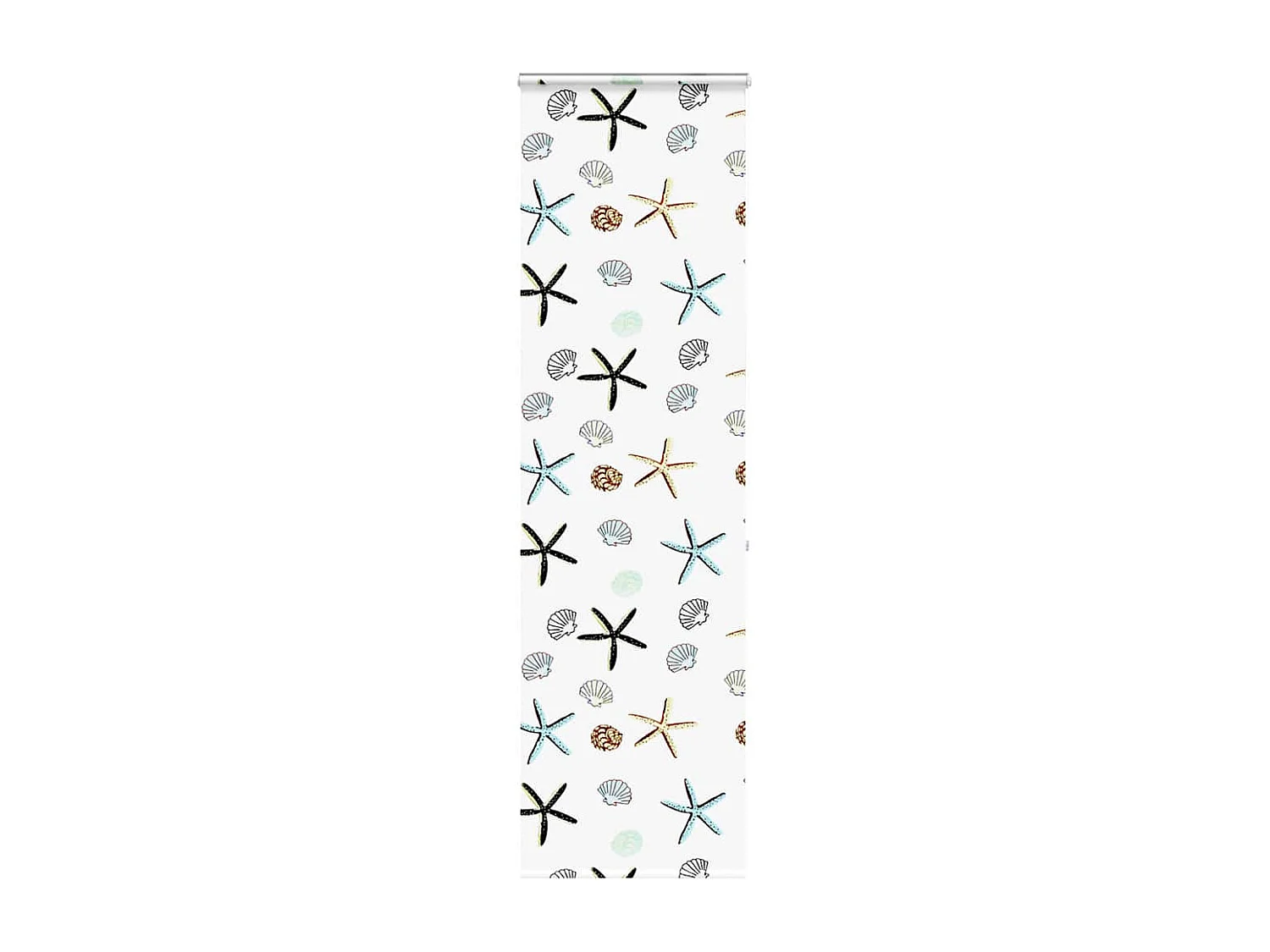 Estor enrollable para ducha con casete 80x240cm tela ancho 76cm