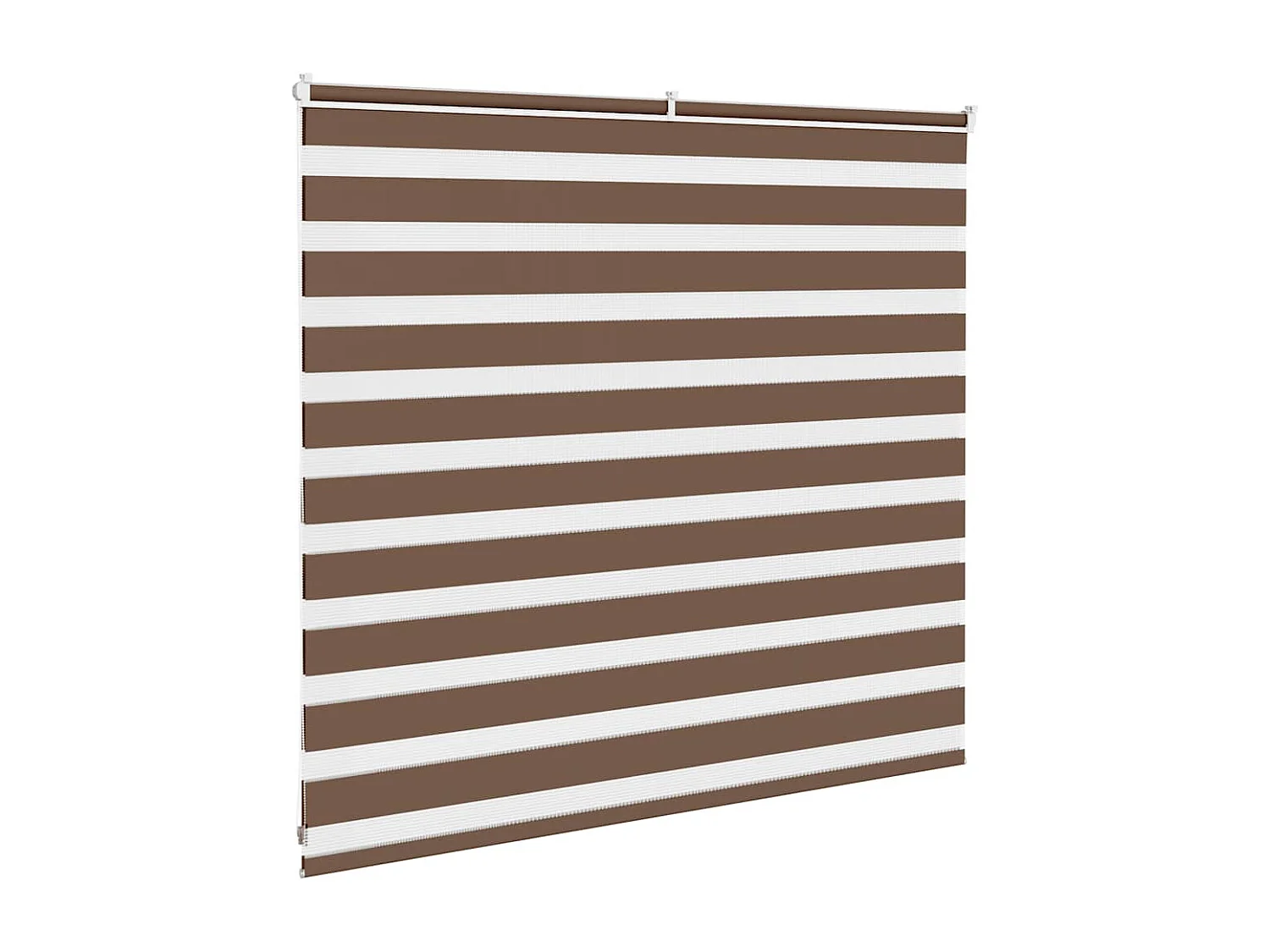 Store zèbre marron 155x100cm largeur du tissu 150,9cm polyester