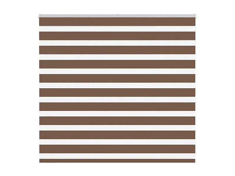 Estor cebra marrón 155x100 cm tejido ancho 150,9 cm poliéster