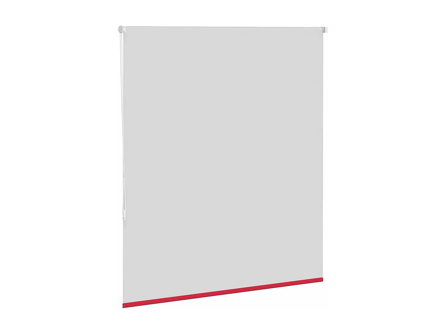 Store enrouleur occultant rouge largeur du tissu 136,6 cm