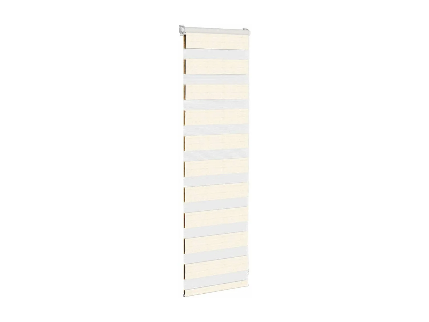 Store zèbre beige marbré largeur du tissu 35,9 cm polyester