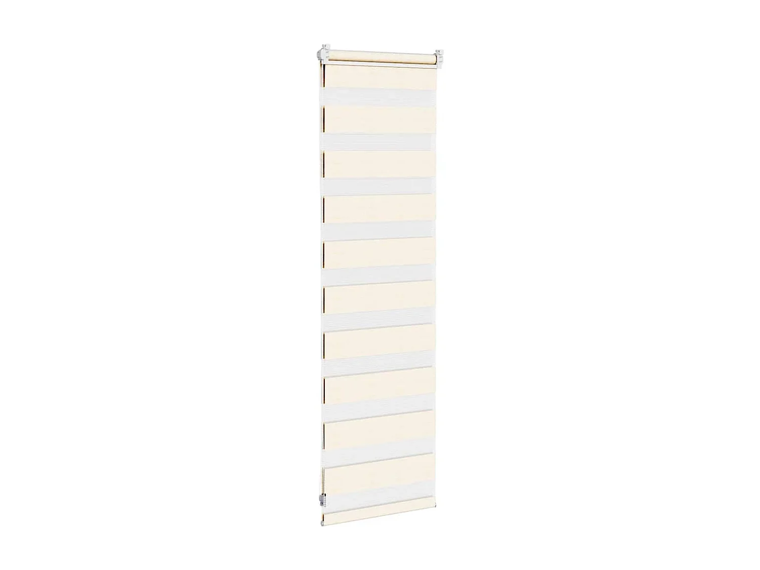 Store zèbre beige marbré largeur du tissu 35,9 cm polyester