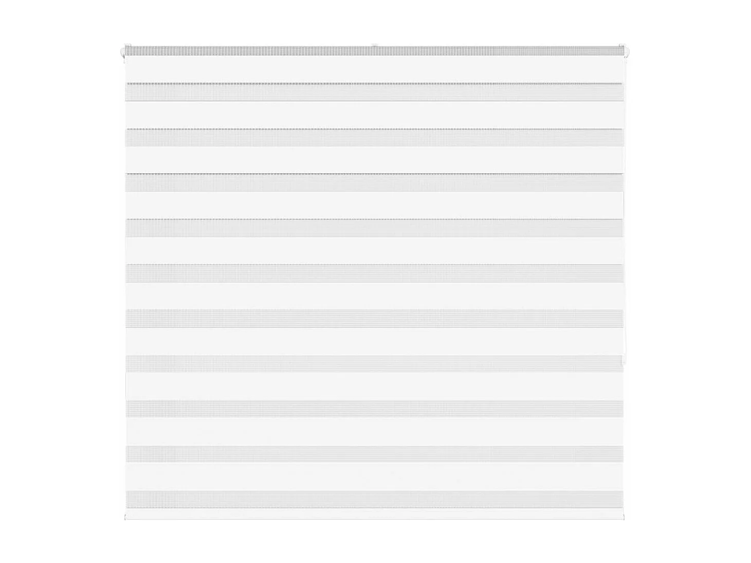 Store zèbre blanc 160x150 cm largeur du tissu 155,9cm polyester