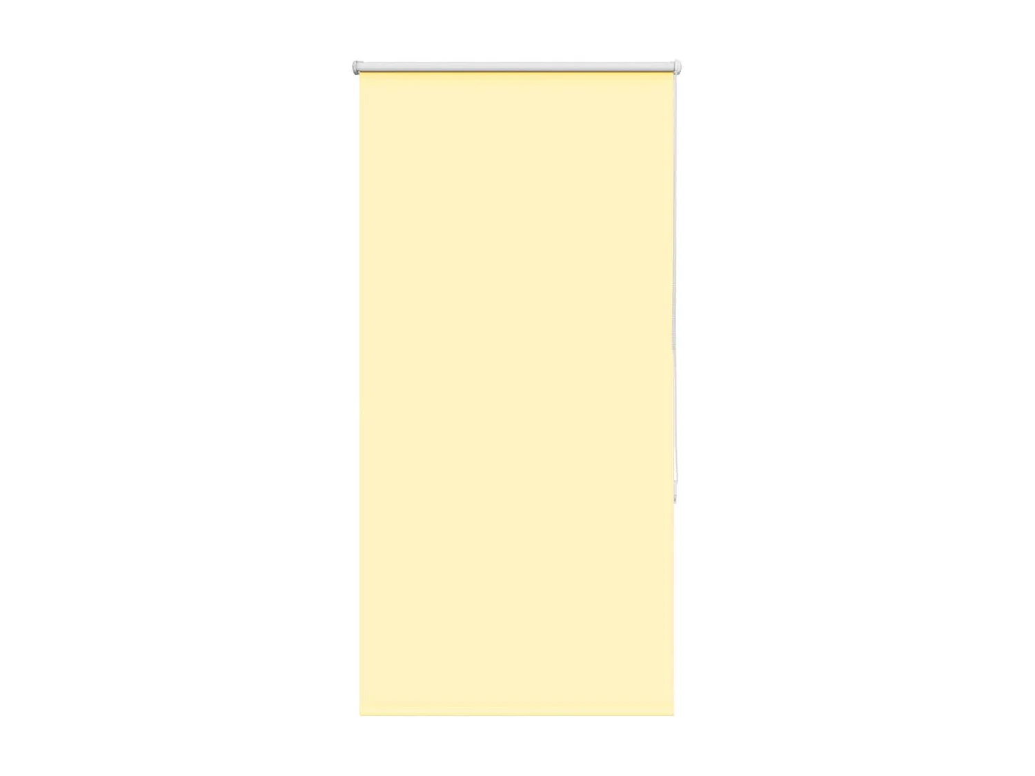 Store enrouleur occultant jaune largeur du tissu 65,7 cm