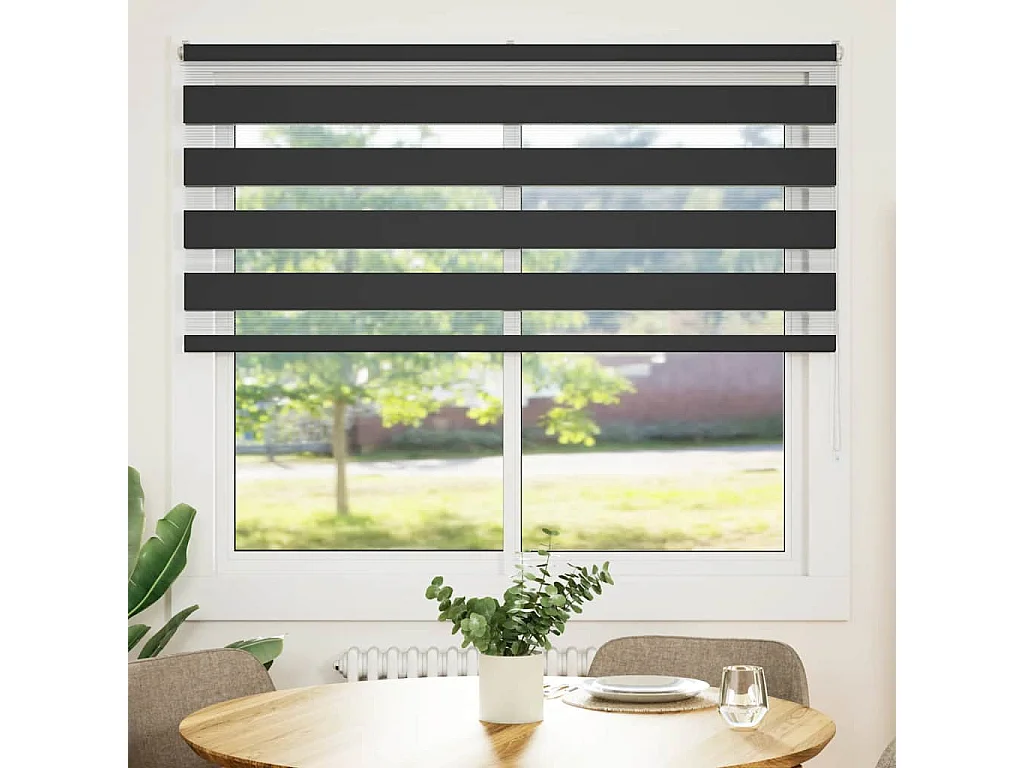 Cortina de zebra 160x100 cm largura do tecido 155,9cm poliéster