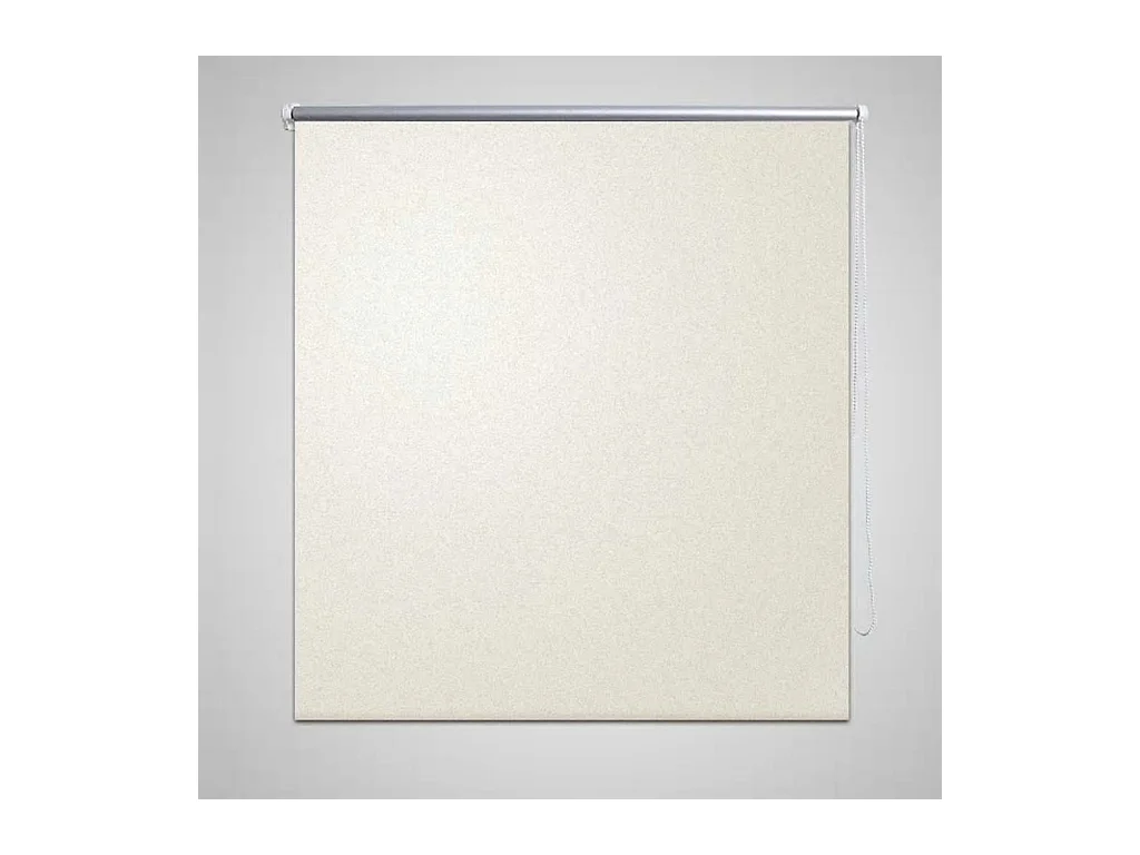 Store enrouleur occultant 100 x 230 cm crème