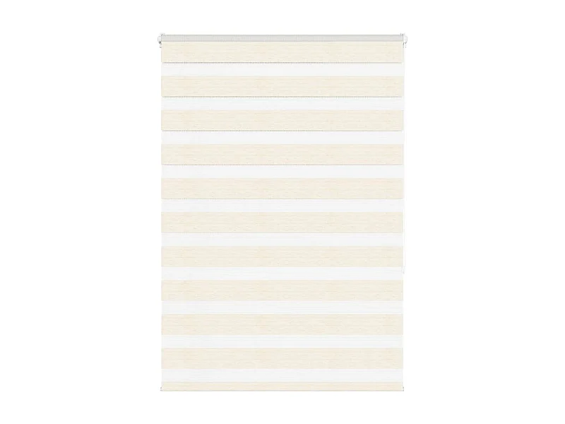 Zebra rolgordijn 100x150 cm stofbreedte 95,9 cm marmerbeige