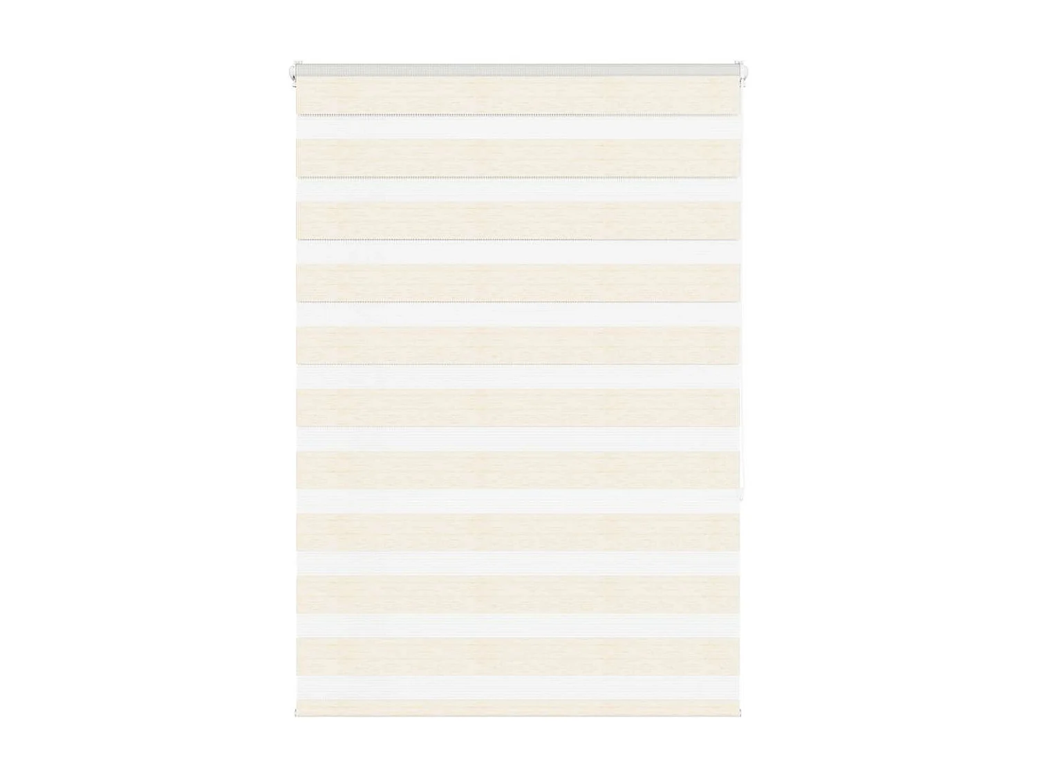 Zebra rolgordijn 100x150 cm stofbreedte 95,9 cm marmerbeige