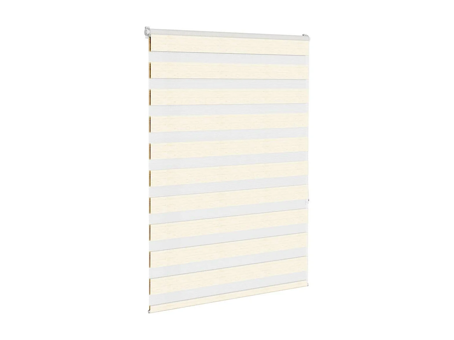 Zebra rolgordijn 100x150 cm stofbreedte 95,9 cm marmerbeige