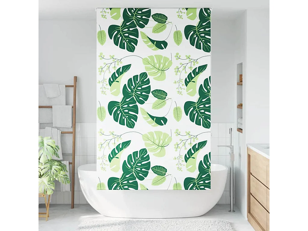 Doucherolgordijn 130x240 cm stofbreedte 126 cm